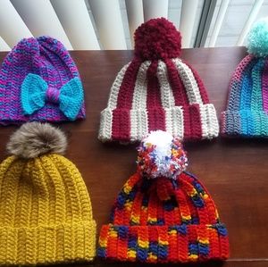 Crocheted hats